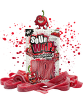SOUR WHIPS Crazy Cherry Candy Bag 96g