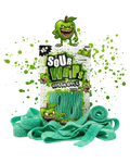 SOUR WHIPS Green Apple Candy Bag 96g