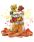SOUR WHIPS StrawBana Candy Bag 96g